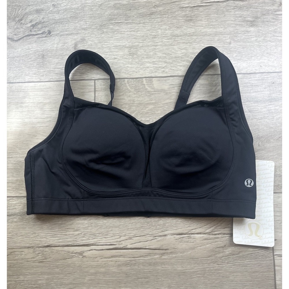 Lululemon Ta Ta Tamer II Sports Bra Black Size 36D Low Medium Impact Sports NWT - Picture 6 of 6